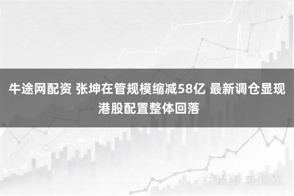 牛途网配资 张坤在管规模缩减58亿 最新调仓显现 港股配置整体回落