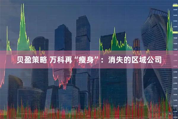 贝盈策略 万科再“瘦身”：消失的区域公司